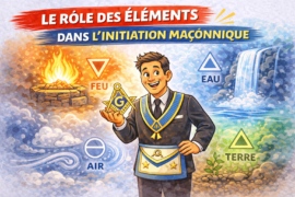LE RÔLE DES ÉLÉMENTS DANS L’INITIATION MAÇONNIQUE
