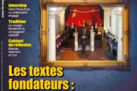 LES TEXTE FONDATEURS | FRANC-MACONNERIE MAGAZINE N° 109
