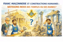 FRANC-MAÇONNERIE ET CONSTRUCTIONS HUMAINES : BÂTIR OU SE RACONTER DES HISTOIRES ?