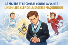 LE MAÎTRE ET LE COMBAT CONTRE LA VANITÉ : L’HUMILITÉ, CLEF DE LA SAGESSE MAÇONNIQUE