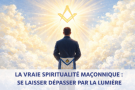 LA VRAIE SPIRITUALITÉ MAÇONNIQUE : SE LAISSER DÉPASSER PAR LA LUMIÈRE