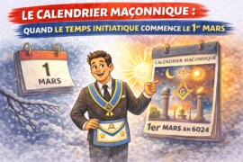 LE CALENDRIER MAÇONNIQUE : QUAND LE TEMPS INITIATIQUE COMMENCE LE 1er MARS