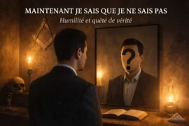 MAINTENANT JE SAIS QUE JE NE SAIS PAS : HUMILITÉ, DOUTE ET SAGESSE DANS LA QUÊTE MAÇONNIQUE