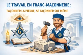 LE TRAVAIL EN FRANC-MAÇONNERIE : FAÇONNER LA PIERRE, SE FAÇONNER SOI-MÊME