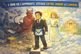 L’ÂME DE L’APPRENTI FRANC-MACON, VOYAGE ENTRE OMBRE ET LUMIÈRE