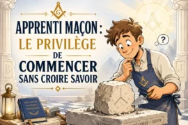 APPRENTI MAÇON : LE PRIVILÈGE DE COMMENCER SANS CROIRE SAVOIR