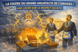 LA COLÈRE DU GRAND ARCHITECTE DE L’UNIVERS : QUAND LE RITE PERD SON SOUFFLE