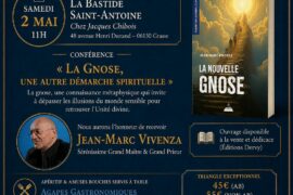 GNOSE ET QUÊTE INITIATIQUE : JEAN-MARC VIVENZA INVITÉ PAR LE CERCLE CANNES AZURÉA À GRASSE