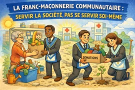 LA FRANC-MAÇONNERIE COMMUNAUTAIRE : SERVIR LA SOCIÉTÉ, PAS SE SERVIR SOI-MÊME