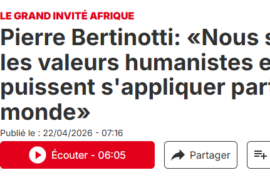 FRANC-MAÇONNERIE À MADAGASCAR : PIERRE BERTINOTTI DÉFEND L’HUMANISME UNIVERSALISTE DU GRAND ORIENT DE FRANCE