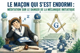 LE MAÇON QUI S’EST ENDORMI : MÉDITATION SUR LE DANGER DE LA MÉCANIQUE INITIATIQUE