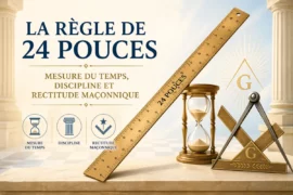 LA RÈGLE DE 24 POUCES : MESURE DU TEMPS, DISCIPLINE ET RECTITUDE MAÇONNIQUE
