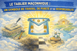 LE TABLIER MAÇONNIQUE : UN SYMBOLE DE TRAVAIL, DE PURETÉ ET DE RESPONSABILITÉ