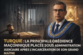 TURQUIE : LA PRINCIPALE OBÉDIENCE MAÇONNIQUE PLACÉE SOUS ADMINISTRATION JUDICIAIRE APRÈS L’INCARCÉRATION DE SON GRAND MAÎTRE