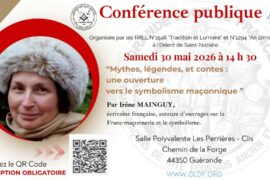MYTHES, LÉGENDES ET CONTES : IRÈNE MAINGUY OUVRE LES PORTES DU SYMBOLISME MAÇONNIQUE À GUÉRANDE