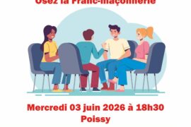 CAFÉ MAÇONNIQUE À POISSY : RENCONTRE AVEC DES FRANCS-MAÇONS DU DROIT HUMAIN