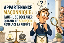 APPARTENANCE MAÇONNIQUE : FAUT-IL SE DÉCLARER QUAND LE SOUPÇON REMPLACE LA PREUVE ?