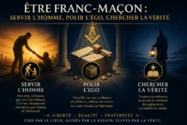ÊTRE FRANC-MAÇON : SERVIR L’HOMME, POLIR L’EGO, CHERCHER LA VÉRITÉ