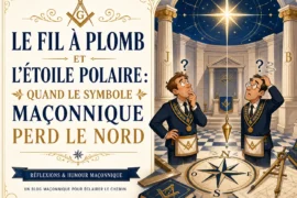 LE FIL À PLOMB ET L’ÉTOILE POLAIRE : QUAND LE SYMBOLE MAÇONNIQUE PERD LE NORD