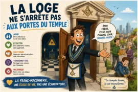 LA LOGE NE S’ARRÊTE PAS AUX PORTES DU TEMPLE
