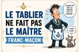 LE TABLIER NE FAIT PAS LE MAÎTRE FRANC-MACON