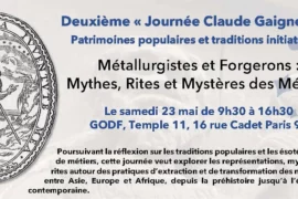 FEU, MÉTAL ET INITIATION : UNE JOURNÉE D’ÉTUDE AU MUSÉE DE LA FRANC-MAÇONNERIE