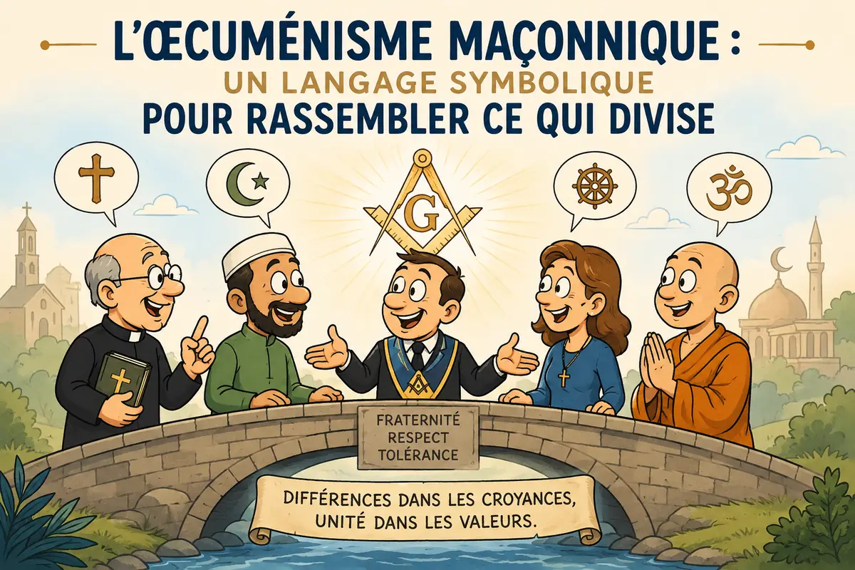 L’ŒCUMÉNISME MAÇONNIQUE : UN LANGAGE SYMBOLIQUE POUR RASSEMBLER CE QUI DIVISE - GADLU.INFO - WEB MACONNIQUE