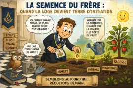 LA SEMENCE DU FRÈRE : QUAND LA LOGE DEVIENT TERRE D’INITIATION