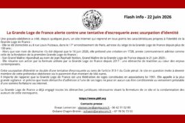 LA GLDF ALERTE SUR UN FAUX SITE MAÇONNIQUE ET UNE TENTATIVE D’ESCROQUERIE