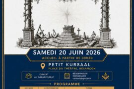 BESANÇON CÉLÈBRE LES 260 ANS D’UNE DES PLUS ANCIENNES LOGES MAÇONNIQUES DE FRANCE