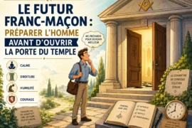 LE FUTUR FRANC-MAÇON : PRÉPARER L’HOMME AVANT D’OUVRIR LA PORTE DU TEMPLE