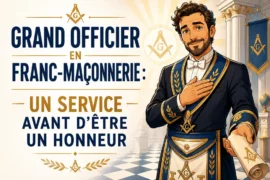 GRAND OFFICIER EN FRANC-MAÇONNERIE : UN SERVICE AVANT D’ÊTRE UN HONNEUR