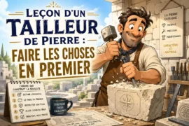 LEÇON D’UN TAILLEUR DE PIERRE : FAIRE LES CHOSES EN PREMIER