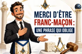 MERCI D’ÊTRE FRANC-MAÇON : UNE PHRASE QUI OBLIGE
