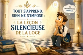 TOUT S’APPREND, RIEN NE S’IMPOSE : LA LEÇON SILENCIEUSE DE LA LOGE