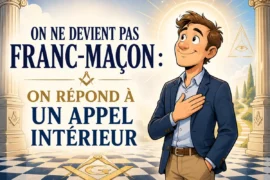 ON NE DEVIENT PAS FRANC-MAÇON : ON RÉPOND À UN APPEL INTÉRIEUR