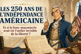 LES 250 ANS DE L’INDÉPENDANCE AMÉRICAINE : ET SI LA FRANC-MAÇONNERIE AVAIT ÉTÉ L’ATELIER INVISIBLE DE LA LIBERTÉ ?