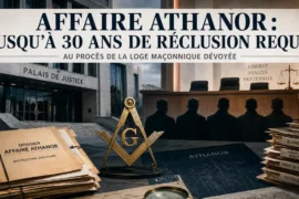 AFFAIRE ATHANOR : JUSQU’À 30 ANS DE RÉCLUSION REQUIS AU PROCÈS DE LA LOGE MAÇONNIQUE DÉVOYÉE