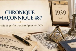 CHRONIQUE MACONNIQUE 487 – FAITS ET GESTES MACONNIQUES EN 1939