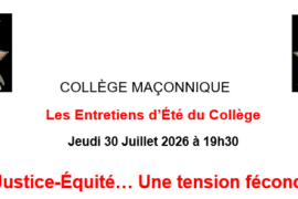 FRANC-MAÇONNERIE ET IA : JUSTICE ET ÉQUITÉ AVEC JEAN-GABRIEL GANASCIA