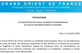 GRAND ORIENT DE FRANCE : BARBARA BUTCH EMPÊCHÉE À GRENOBLE