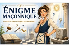 ÉNIGME MAÇONNIQUE : QUI SUIS-JE DANS LE TEMPLE DE LA LUMIÈRE ?
