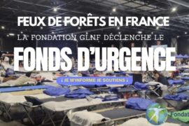 INCENDIES : LA FONDATION DE LA GLNF ACTIVE SON FONDS D’URGENCE