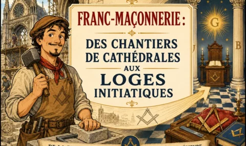 FRANC-MAÇONNERIE : DES CHANTIERS DE CATHÉDRALES AUX LOGES INITIATIQUES