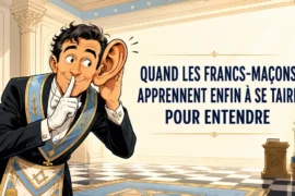 QUAND LES FRANCS-MAÇONS APPRENNENT ENFIN À SE TAIRE POUR ENTENDRE