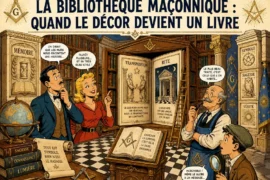 LA BIBLIOTHÈQUE MAÇONNIQUE : QUAND LE DÉCOR DEVIENT UN LIVRE