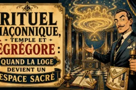 RITUEL MAÇONNIQUE, TEMPLE ET ÉGRÉGORE : QUAND LA LOGE DEVIENT UN ESPACE SACRÉ