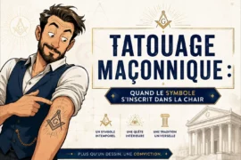 TATOUAGE MAÇONNIQUE : QUAND LE SYMBOLE S’INSCRIT DANS LA CHAIR