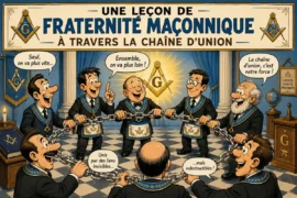 UNE LEÇON DE FRATERNITÉ MAÇONNIQUE À TRAVERS LA CHAÎNE D’UNION