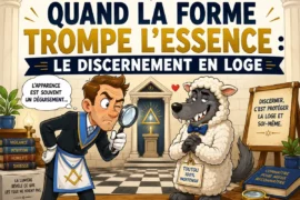 QUAND LA FORME TROMPE L’ESSENCE : LE DISCERNEMENT EN LOGE